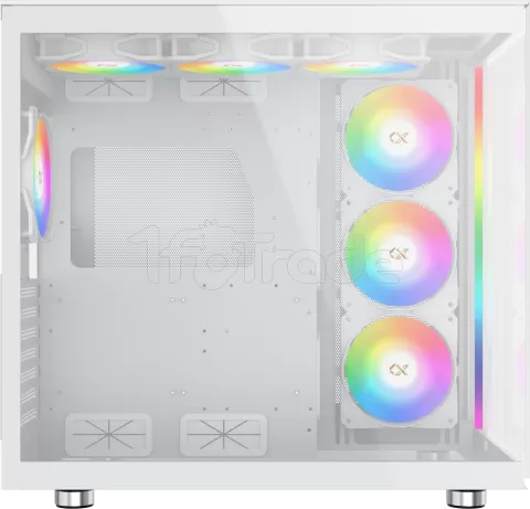 Photo de Boitier Moyen Tour E-ATX Xigmatek Aqua Ultra Air-C RGB avec panneaux vitrés (Blanc)