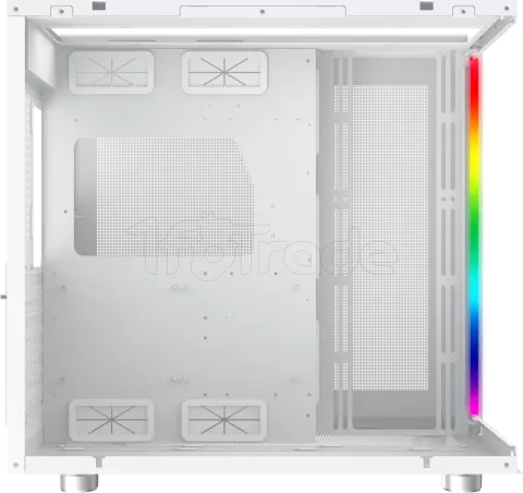 Photo de Boitier Moyen Tour E-ATX Xigmatek Aqua Ultra RGB avec panneaux vitrés (Blanc)