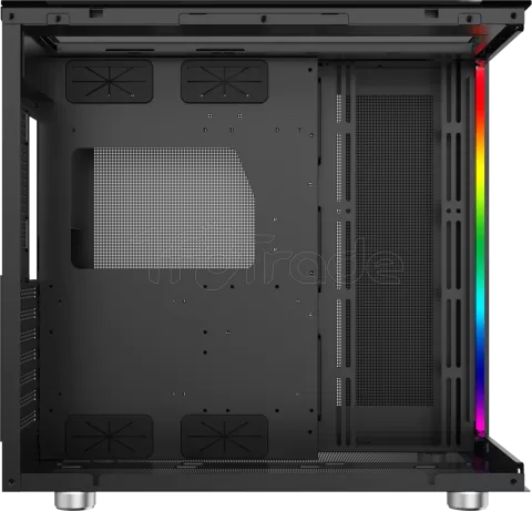 Photo de Boitier Moyen Tour E-ATX Xigmatek Aqua Ultra RGB avec panneaux vitrés (Noir)
