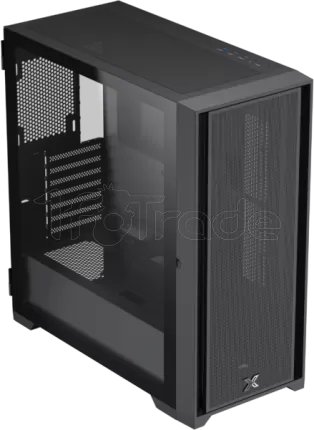 Photo de Boitier Moyen Tour E-ATX Xigmatek Master X II avec panneau vitré (Noir)