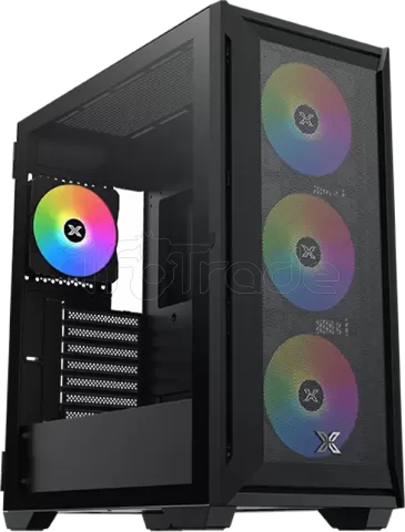 Photo de Boitier Moyen Tour E-ATX Xigmatek Master X II Pro RGB avec panneau vitré (Noir)