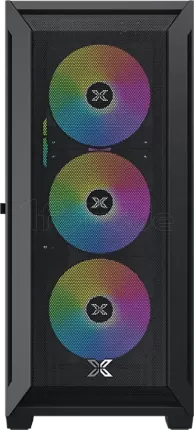 Photo de Boitier Moyen Tour E-ATX Xigmatek Master X II Pro RGB avec panneau vitré (Noir)