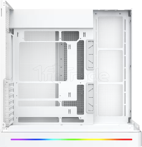 Photo de Boitier Moyen Tour E-ATX Xigmatek Pano II Air RGB avec panneaux vitrés (Blanc)