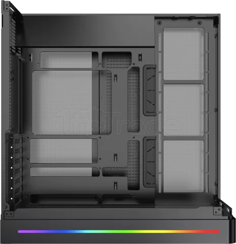 Photo de Boitier Moyen Tour E-ATX Xigmatek Pano II RGB avec panneaux vitrés (Noir)