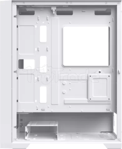 Photo de Boitier Moyen Tour E-ATX Xigmatek Quantum RGB avec panneaux vitrés (Blanc)