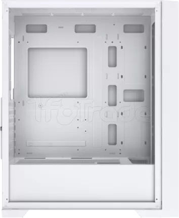 Photo de Boitier Moyen Tour E-ATX Xigmatek Quantum RGB avec panneaux vitrés (Blanc)