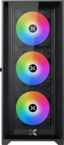 Photo de Boitier Moyen Tour E-ATX Xigmatek Quantum RGB avec panneaux vitrés (Noir)