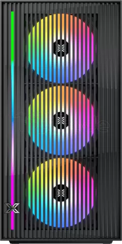 Photo de Boitier Moyen Tour E-ATX Xigmatek Radiance RGB avec panneaux vitrés (Noir)