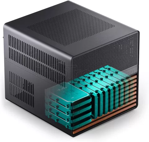 Photo de Boitier NAS E-ATX Jonsbo N5 (Noir)