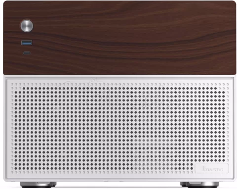 Photo de Boitier NAS Micro-ATX Jonsbo N4 (Blanc)
