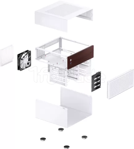 Photo de Boitier NAS Micro-ATX Jonsbo N4 (Blanc)
