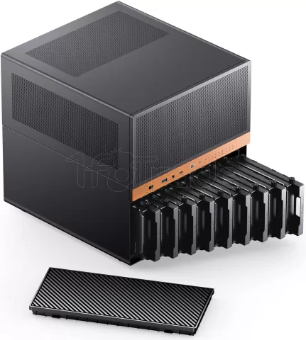 Photo de Boitier NAS Micro-ATX Jonsbo N6 (Noir)