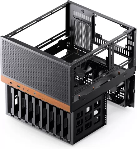 Photo de Boitier NAS Micro-ATX Jonsbo N6 (Noir)