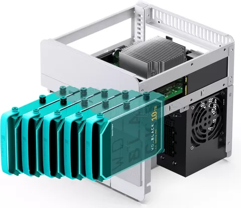 Photo de Boitier NAS Mini ITX Jonsbo N2 (Blanc)