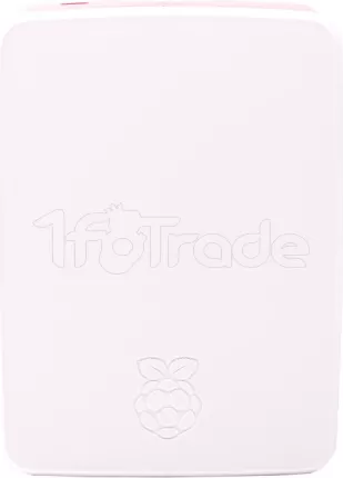 Photo de Boitier officiel pour Raspberry Pi 4 (Blanc/Rouge)