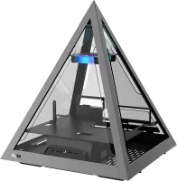 Photo de Boitier Pyramide E-ATX Azza 804 avec panneaux vitrés (Argent)