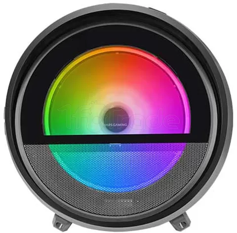 Photo de Boitier Tube Micro ATX Mars Gaming MC-Cylon RGB avec panneau vitré (Noir)