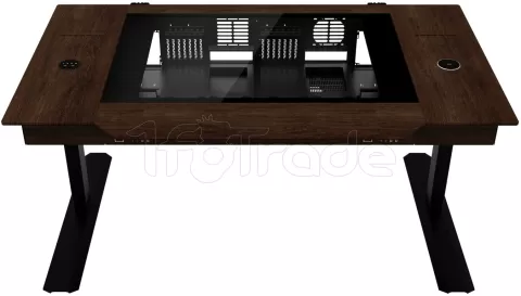 Photo de Boitier/Bureau 2x E-ATX Lian-Li DK-07 (Bois)