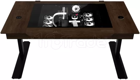 Photo de Boitier/Bureau 2x E-ATX Lian-Li DK-07 (Bois)