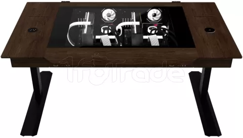 Photo de Boitier/Bureau 2x E-ATX Lian-Li DK-07 (Bois)
