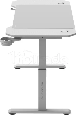 Photo de Bureau Gamer ergonomique Mars Gaming MGD Ergo 120 (Blanc)