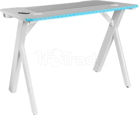 Photo de Bureau Gamer Mars Gaming MGD RGB - 100cm (Blanc)