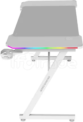 Photo de Bureau Gamer Mars Gaming MGD-X RGB - 120 (Blanc)