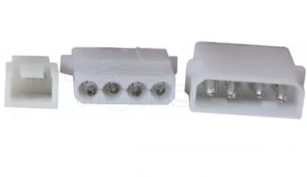 Photo de Cable adaptateur molex d'alimentation 4 pins vers 3 pins (alimentation ventilateur)