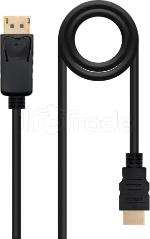 Photo de Cable adaptateur Nanocable DisplayPort vers HDMI M/M 5m (Noir)