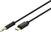 Photo de Câble Adaptateur USB-C CableXpert vers Jack 3,5mm 1,5m M/M (Noir)