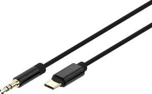 Photo de Câble Adaptateur USB-C CableXpert vers Jack 3,5mm 1,5m M/M (Noir)