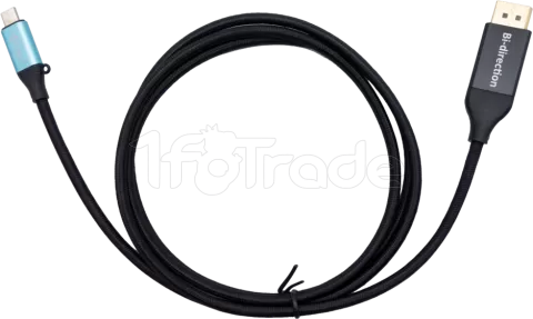 Photo de Cable Adaptateur USB-C I-Tec vers DisplayPort 1,5m M/M (Noir)