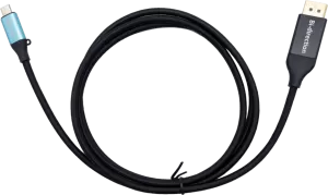 Photo de Cable Adaptateur USB-C I-Tec vers DisplayPort 1,5m M/M (Noir)
