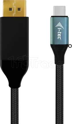 Photo de Cable Adaptateur USB-C I-Tec vers DisplayPort 1,5m M/M (Noir)