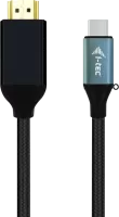 Photo de Cable Adaptateur USB-C I-Tec vers HDMI 1,5m M/M (Noir)