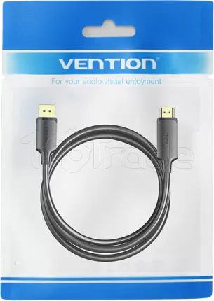 Photo de Cable Adaptateur Vention DisplayPort vers HDMi M/M 1m (Noir)