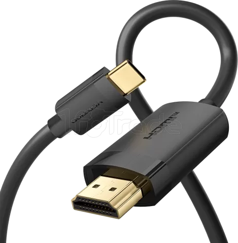 Photo de Cable Adaptateur Vention USB-C vers HDMI M/M 1m (Noir)