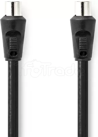 Câble Coaxial Virgin Media 3 Mètres - Type 'Push Fit' Avec Connecteurs Femelles - Pour TV, Box Internet - Isolateur RF