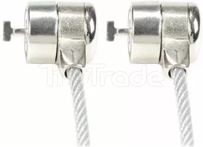 Photo de Cable Antivol à clé pour PC et portables Mobilis Corporate Twin 1,8m