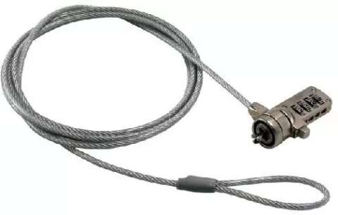 Photo de Cable Antivol à code pour PC et Portables MCL Samar 1.80m - 4 chiffres