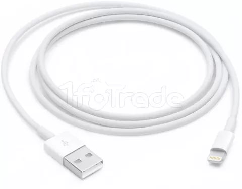 Photo de Cable Apple Lightning 1m (Blanc)
