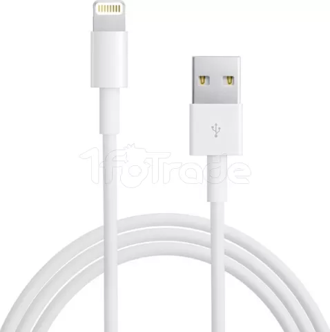 Photo de Cable Apple Lightning 1m (Blanc)
