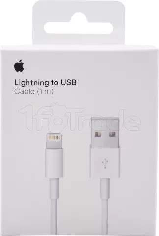 Photo de Cable Apple Lightning 1m (Blanc)