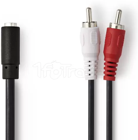 Photo de Cable Audio Nedis Jack 3.5 vers 2 x RCA 0.2m