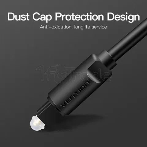 Photo de Cable Audio Optique Vention 2m (noir)