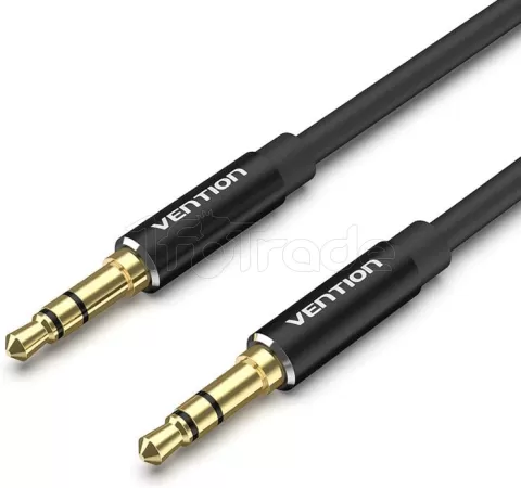 Photo de Câble audio Vention Jack 3.5mm 1m M/M (Noir)