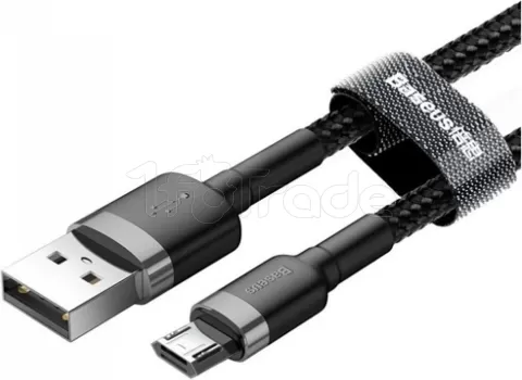 Photo de Cable Baseus Cafule USB 2.0 type A - Micro B M/M 1m (Noir)