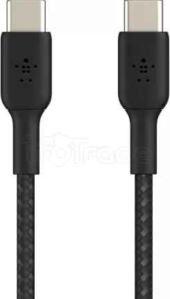 Photo de Câble Belkin BoostCharge USB-C 2m M/M 60W (Noir)