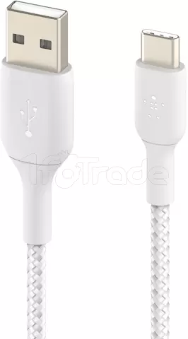 Photo de Cable Belkin USB 2.0 type A - type C M/M 3m (Blanc)