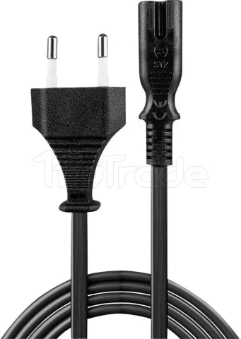 Photo de Cable d'Alimentation bipolaire Lindy 2m (Noir)